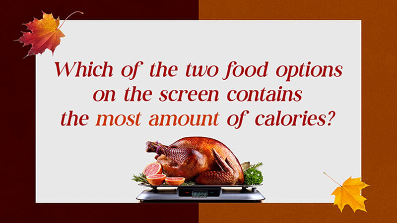Calorie Counter - Thanksgiving Edition